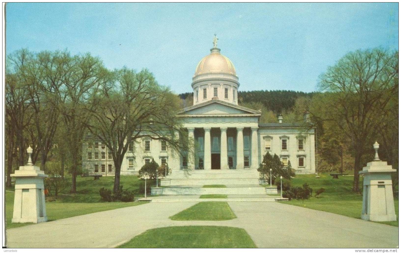 USA – United States – Vermont State Capitol, Montpelier, VT, Unused Postcard [P4968] - Montpelier