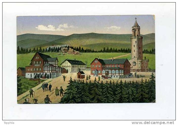 1915 Hessen, Gr. Feldberg / Taunus, Color, Gelaufen - Taunus