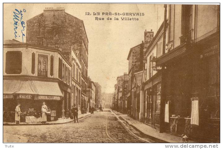 LE PRE-SAINT-GERVAIS RUE DE LA VILLETTE ANIMEE - Le Pre Saint Gervais