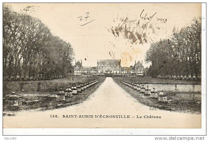 27 SAINT AUBIN D'ESCROVILLE Le Château - Saint-Aubin-d'Ecrosville