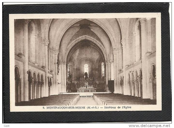 49  MONTFAUCON  SUR  MOINE     INTERIEUR  DE  L  EGLISE - Montfaucon