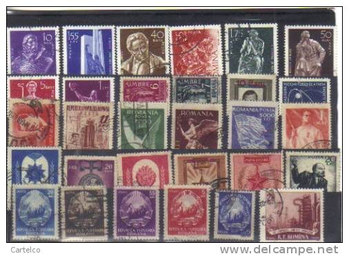 Bnk Romania 30 Stamps Used (11) - Lotes & Colecciones