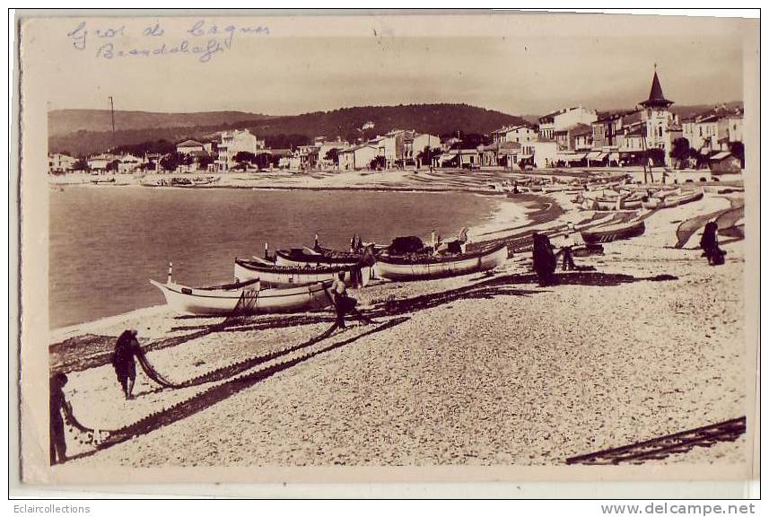 Cros-de-Cagnes  06  La Plage ( Voyagée 1948) - Other & Unclassified