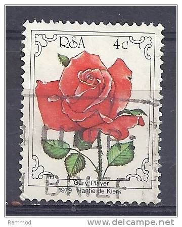 SOUTH AFRICA 1979 "Rosafari 1979" World Rose Convention, Pretoria - 4c Gary Player AVU - Used Stamps