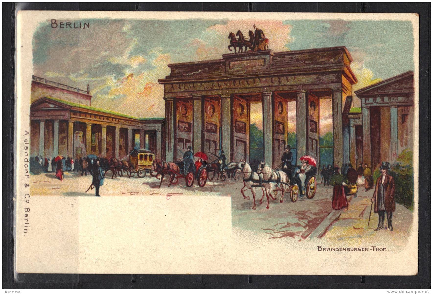 CPA - (Allemagne) Berlin - Brandenburger Thor - Porte De Brandebourg