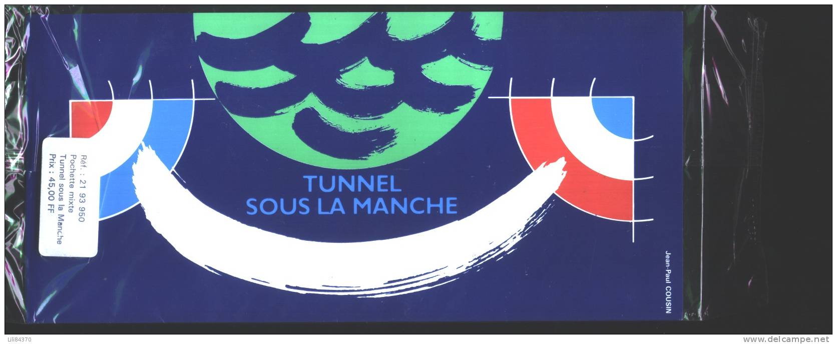 Bloc  Tunel Sous La Manche . 1er Jour 1994  Xx - Souvenir Blocks & Sheetlets