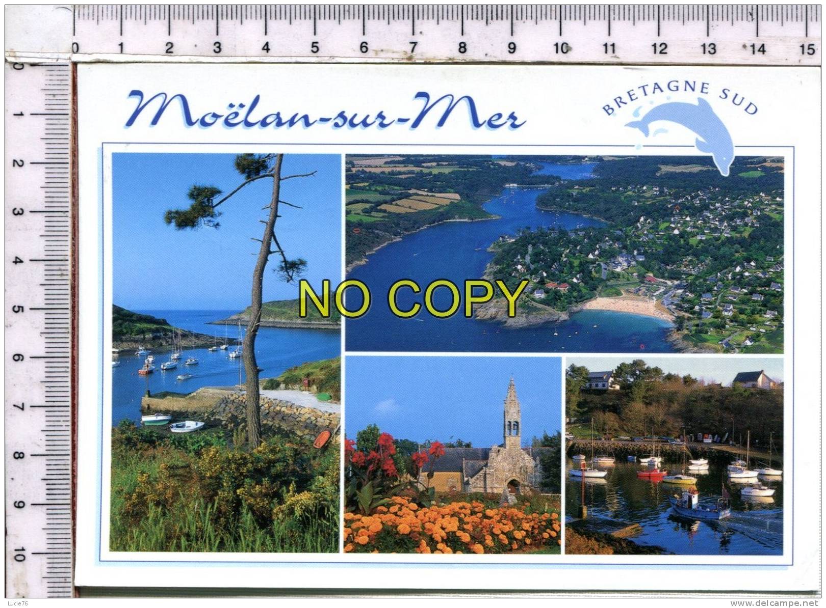 MOELAN SUR MER  -  Le Port De MERRIEN, La Plage De KERFANY  Les  PINS Et La Chapelle SAINT PHILIBERT - Moëlan-sur-Mer