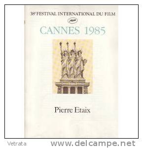 Plaquette : Festival International Du Film, Cannes 1985: Hommage À Pierre Etaix - Magazines