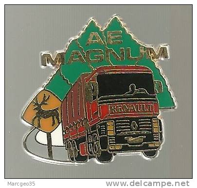 Pin's, Arthus Bertrand,  AE Magnum, Renault, Transport Routier - Arthus Bertrand