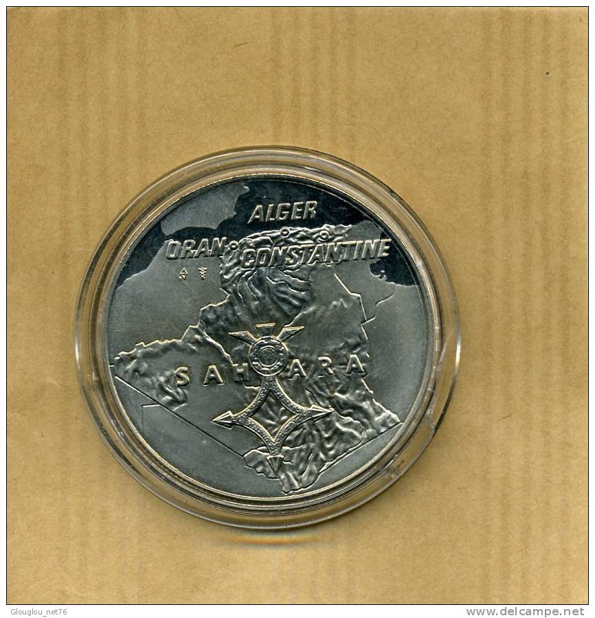 MEDAILLE COMMEMORATIVE SOUS CAPSULE...OPERATION PIERRES PRECIEUSES 1959/1960.VOIR SCANER POUR VERSO - Commémoratives