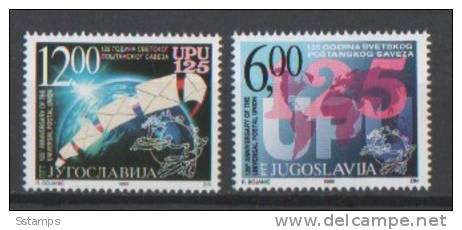 1999  JUGOSLAVIJA JUGOSLAVIA  125 YEARS UPU NEVER HINGED - Ungebraucht