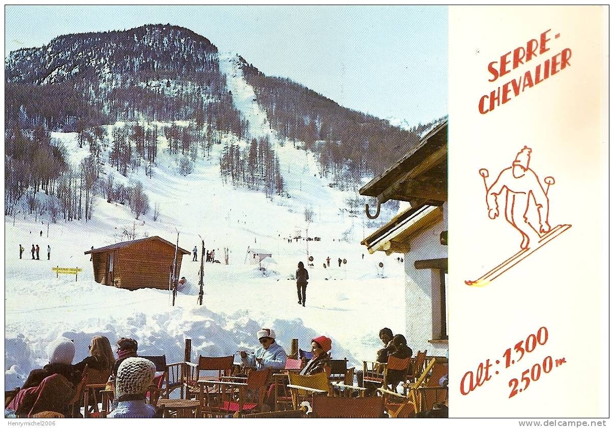 Hautes Alpes - Serre Chevalier , Le Bez Et Les Pistes De Fréjus En 1980 - Serre Chevalier