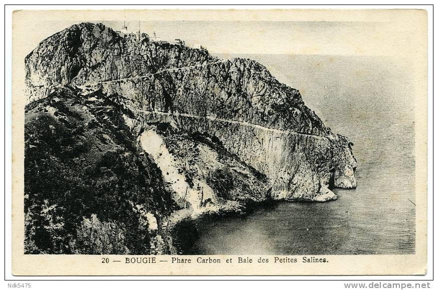 ALGERIE : BOUGIE - PHARE CARBON ET BAIE DES PETITES SALINES - Bejaia (Bougie)