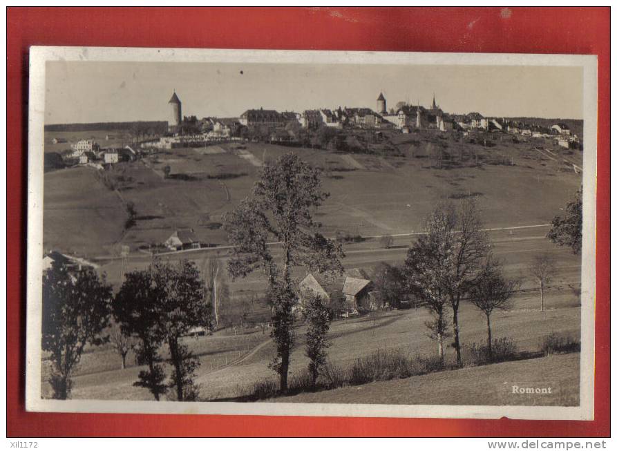 B110 Romont, Vue Générale.Cachet 1938 Gaberell 14169 - Romont