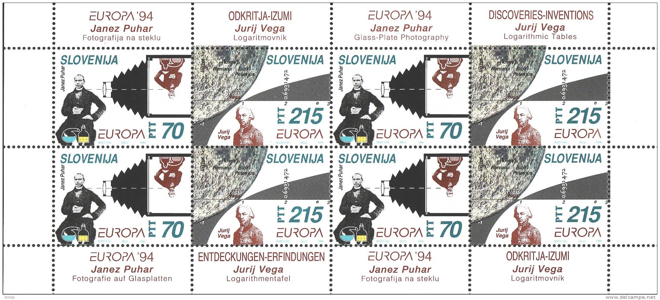 Slovenië / Slovénie / Slovenia / Slowenien  CEPT 1994 - 1994