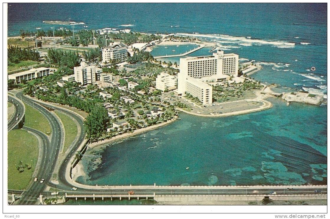 Carte Postale, Puerto Rico, Porto Rico, Caribe-hilton Hotel, San Juan - Puerto Rico