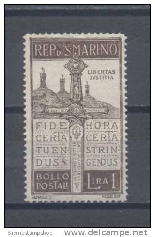 SAN MARINO - 1923 FALLEN COMRADES - V4574 - Neufs