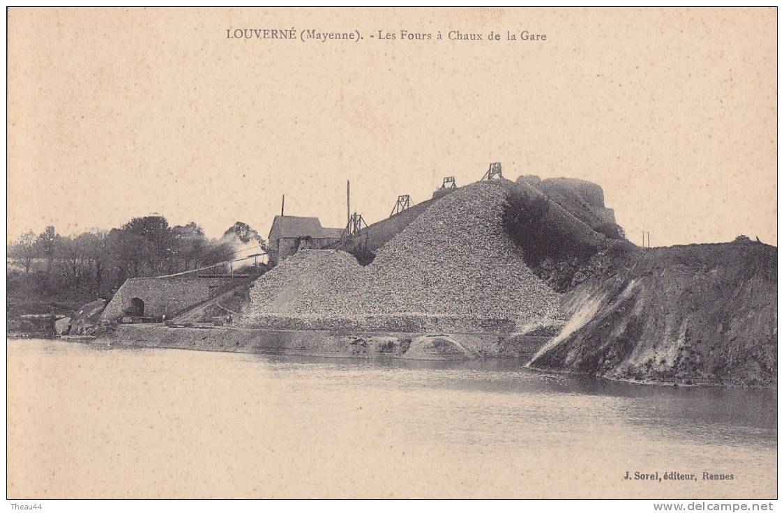 LOUVERNE    -   Les Fours à Chaux De La Gare   -   Usine - Louverne