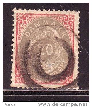 1875 DENMARK Mino28 II Y A - Used Stamps