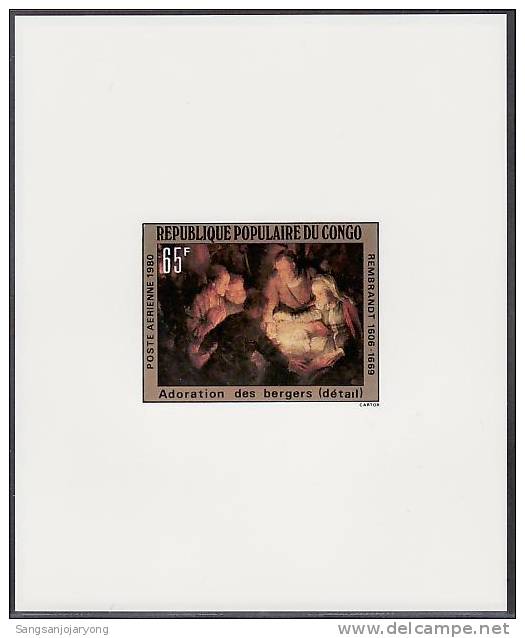 Congo ScC282 Deluxe Proof, Painting, Rembrandt - Rembrandt