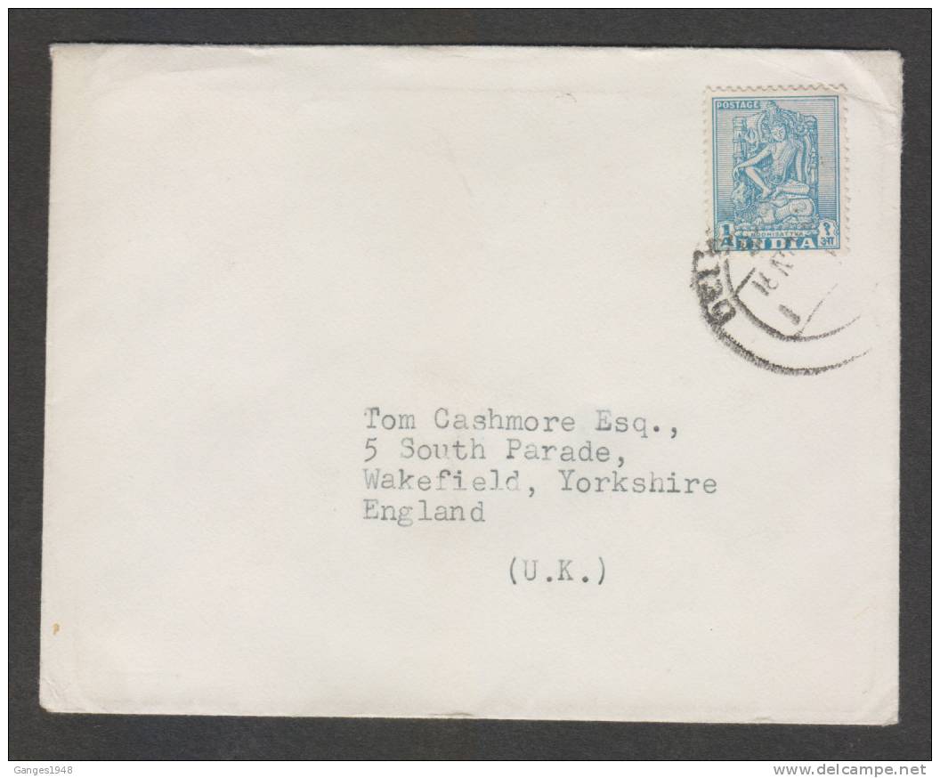 India 1950's RIGHT HANDED BODISATTVA BUDDHISM MAILED COVER #  25796 - Buddhism