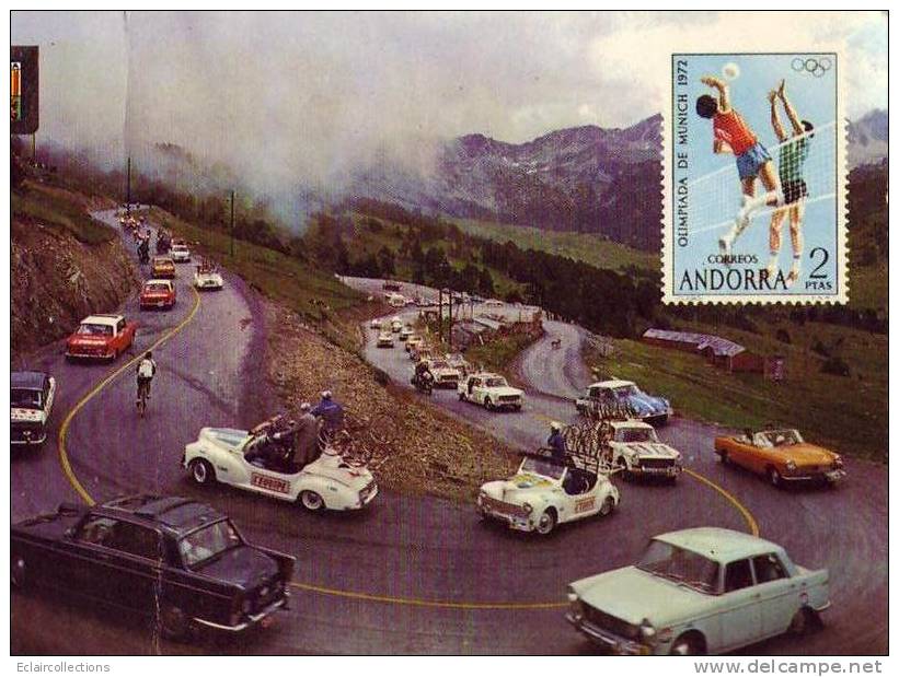 Andorre..Envalira ...Tour De France Cycliste.. Format 10x15 - Andorre