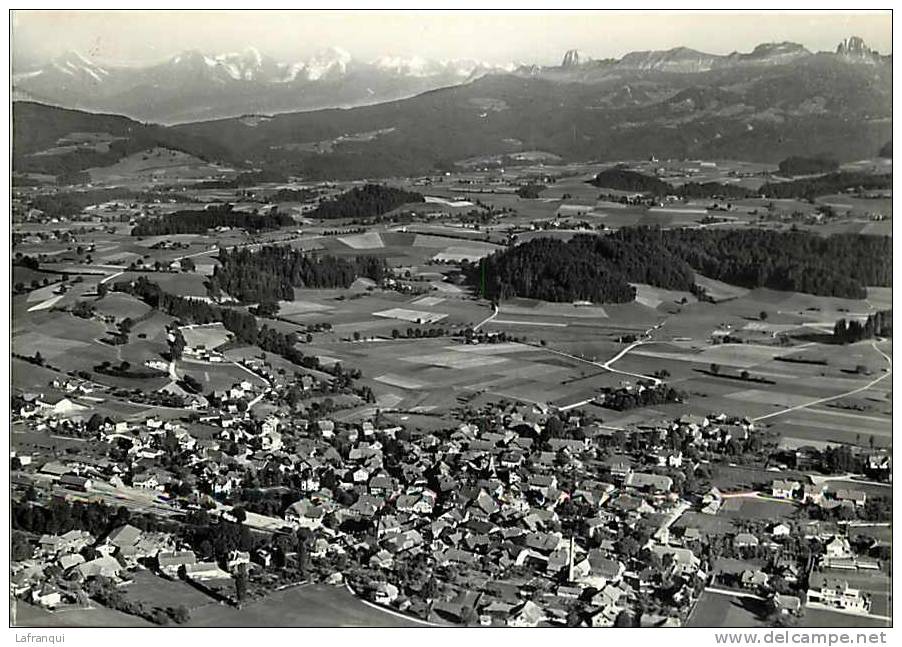 Suisse -carte Postale Grand Format - Ref 17- Fliegeraufnahme Schwarzenburg  -carte Bon Etat - - Schwarzenburg