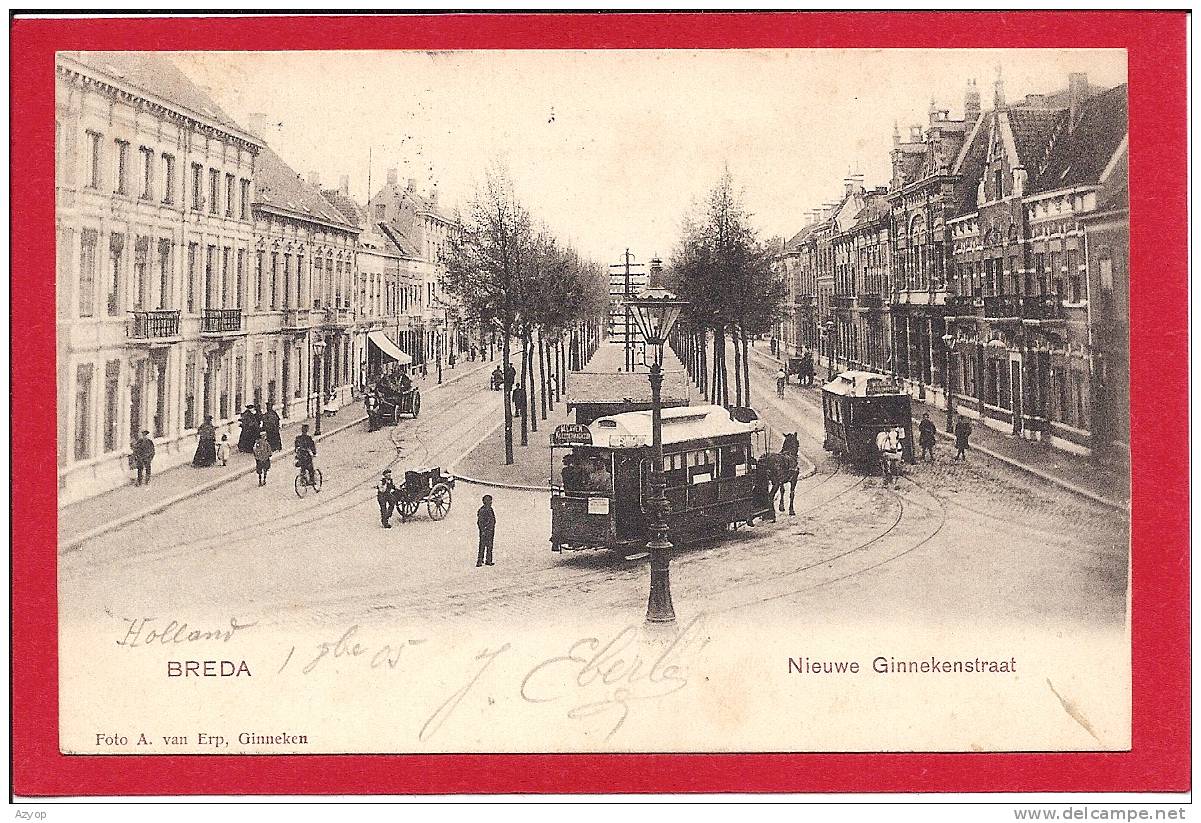 BREDA - Nieuwe Ginnekenstraat - Tram Hippomobile - Breda