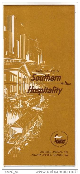 AIRLINES (USA) - Southern Airways - Atlanta Airport, Travel Guide - Wereld