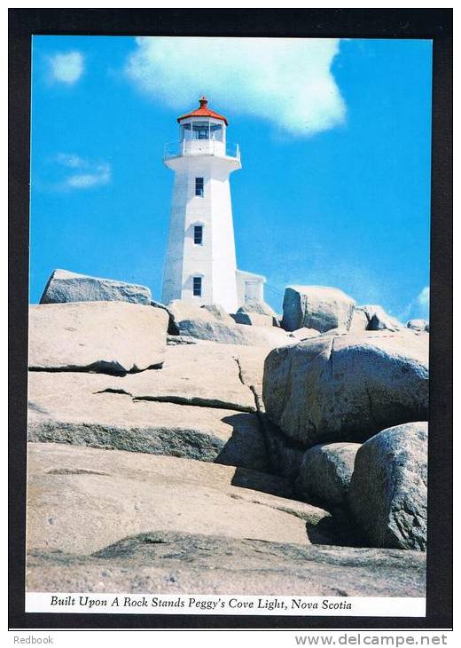 RB 747 - Postcard - Peggy's Cove Lighthouse Near Halifax Nova Scotia Canada - Sonstige & Ohne Zuordnung