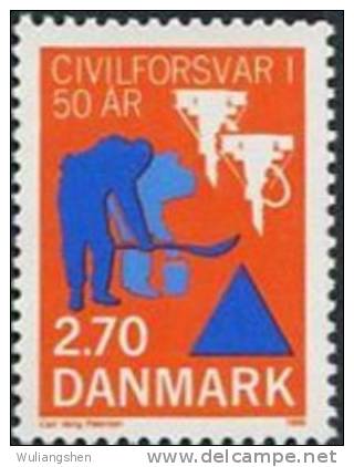 NE0939 Denmark 1988 Cleaning Site 1v MNH - Ongebruikt