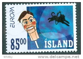 Iceland 2002 85k Head On Stick  Issue #967 - Gebraucht