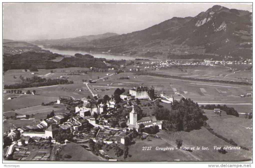 GRUYERES - Broc Et Le Lac - Vue Aérienne - Broc