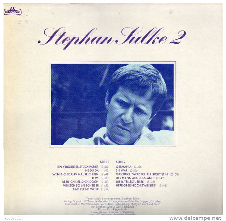 * LP *  STEPHAN SULKE 2 (Holland 1977) - Sonstige - Deutsche Musik