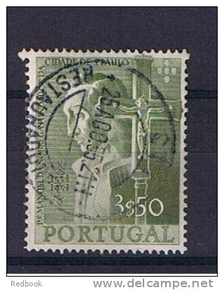 RB 756 - Portugal 1954 3$30 Fine Used Stamp - Anniversary Of Sao Paulo - Gebraucht