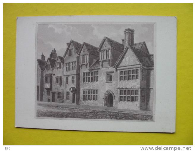 Littlemore Hall,St.Aldate"s,Oxford,1811 Drawing By J.C.Buckler - Sonstige & Ohne Zuordnung