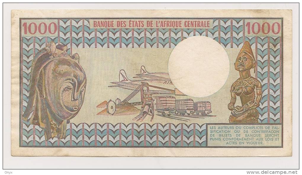 AFRIQUE / AFRICA / TCHAD - 1000 FRANCS 1980