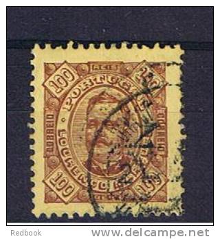 RB 758 - Portugal 1892 King Carlos - SG 281 100r Brown On Buff Fine Used Stamp - Gebruikt