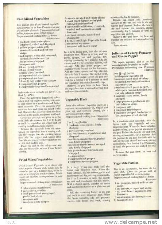 - VEGETATIAN COOKING . CAVENDISH HOUSE 1981 - Cuisine Générale