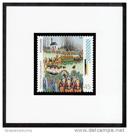 Color Print, Germany Sc2357 St. Leonhard's Day Procession, Horse, Cheval - Karnaval