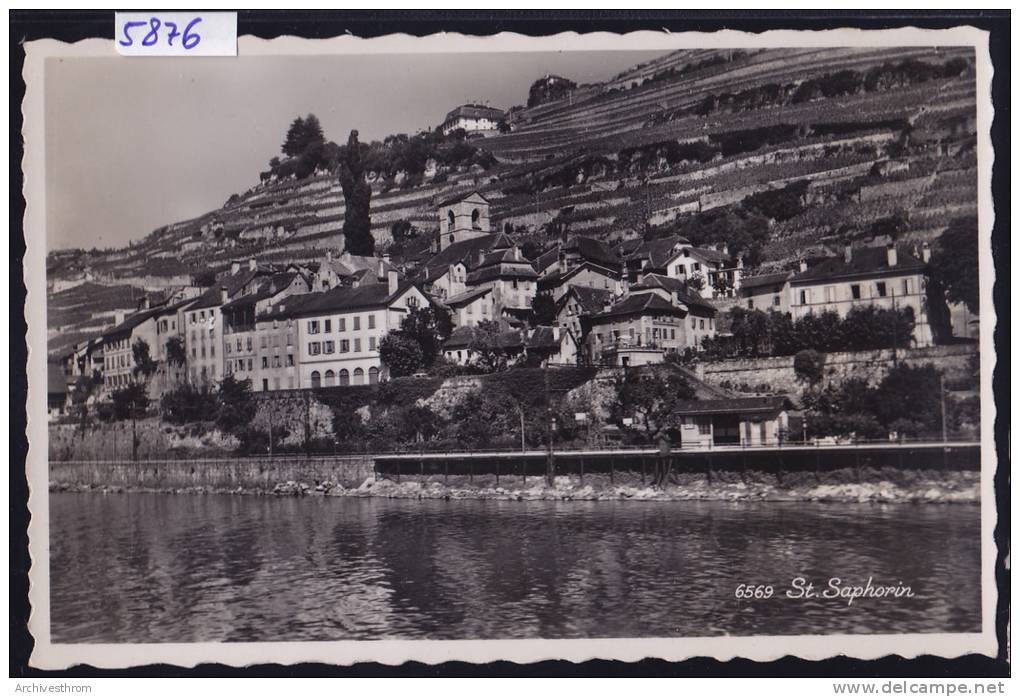 St.-Saphorin Depuis Le Lac (5876) - Saint-Saphorin