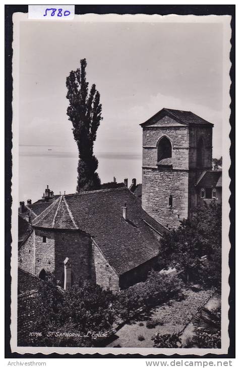 St.-Saphorin : L´église (5880) - Saint-Saphorin