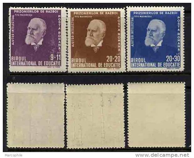 ROUMANIE  / 1942  SERIE COMPLETE # 693 A 695 ** / COTE 6.00 EURO (ref T566) - Unused Stamps