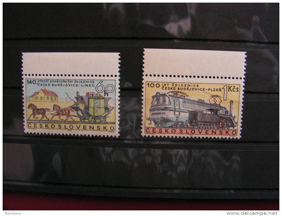 == CSR ,  1968  Eisenbahn  Train 1806-1807   ** MNH  €  2,60 - Nuovi