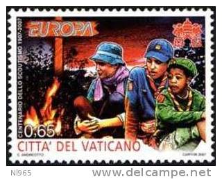 CITTA' DEL VATICANO - VATIKAN STATE - ANNO 2007 - EUROPA, 100 ANNI DI SCOUT  - ** MNH - Unused Stamps
