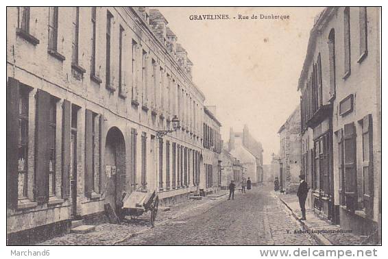 NORD GRAVELINES RUE DE DUNKERQUE  Editeur V Aubert - Gravelines