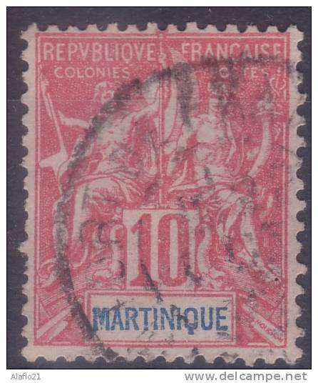 £5 -  MARTINIQUE -   N° 45 - OBLITERE -4 - Otros & Sin Clasificación