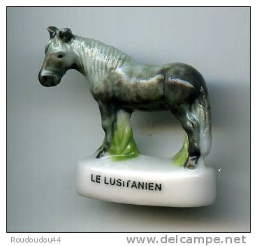 FEVES - FEVE -  CHEVAL - LE LUSITANIEN - Tiere
