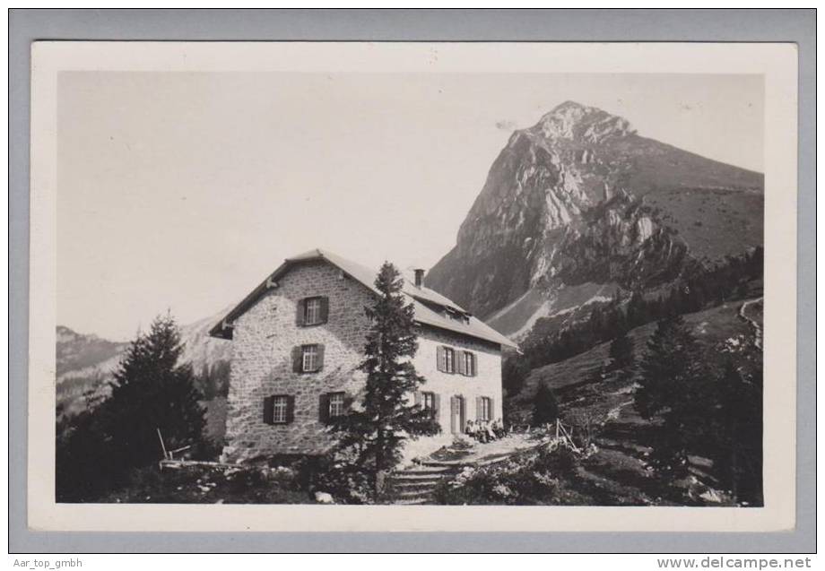 GL Fronalp Mollis 1934-08-19 Naturfreundehaus Foto - Mollis