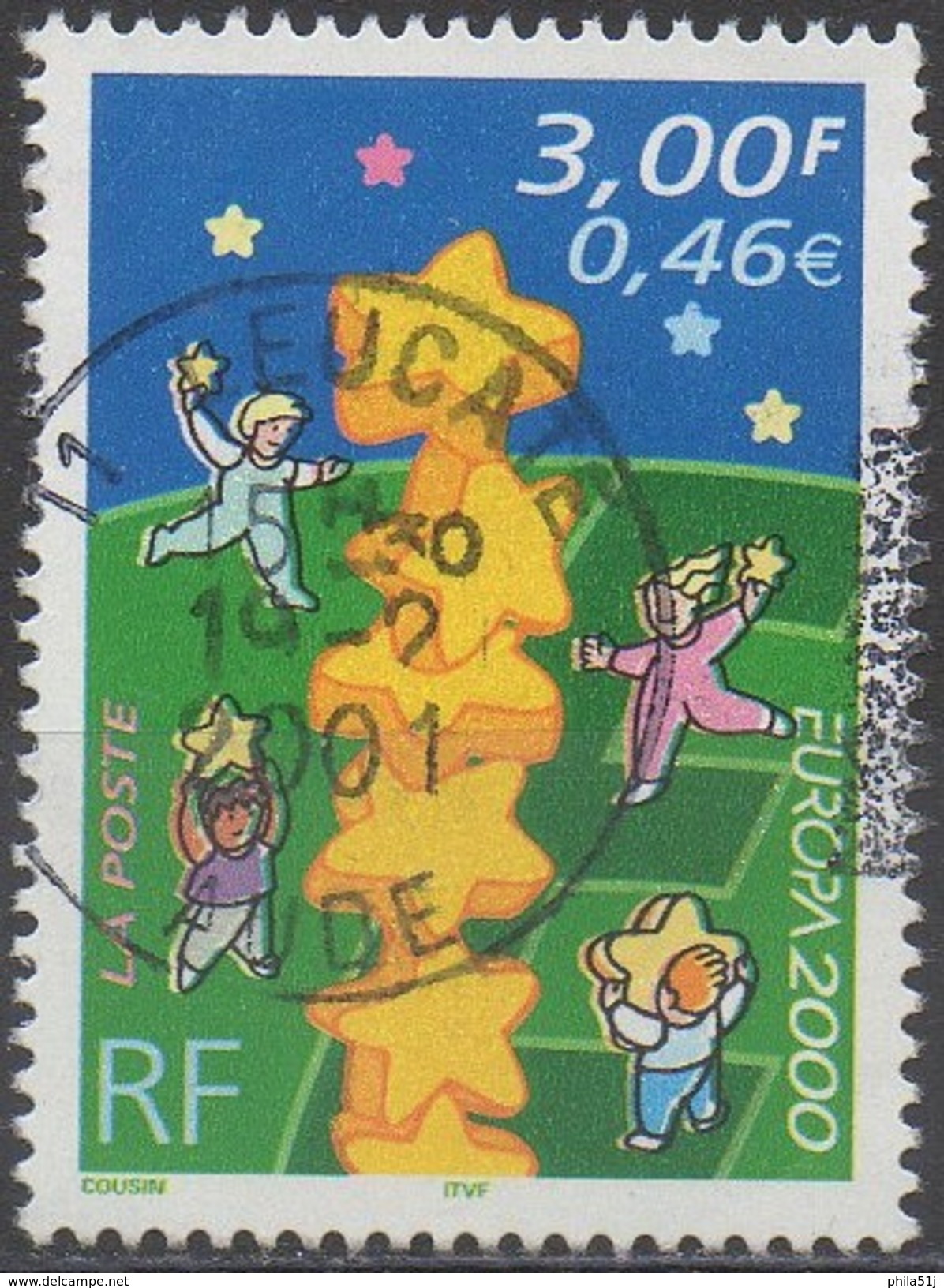 FRANCE  N°3327___OBL  VOIR  SCAN - 2000